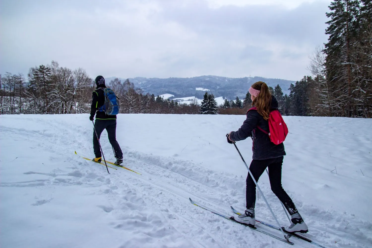 Lačnovská magistrála na běžkách