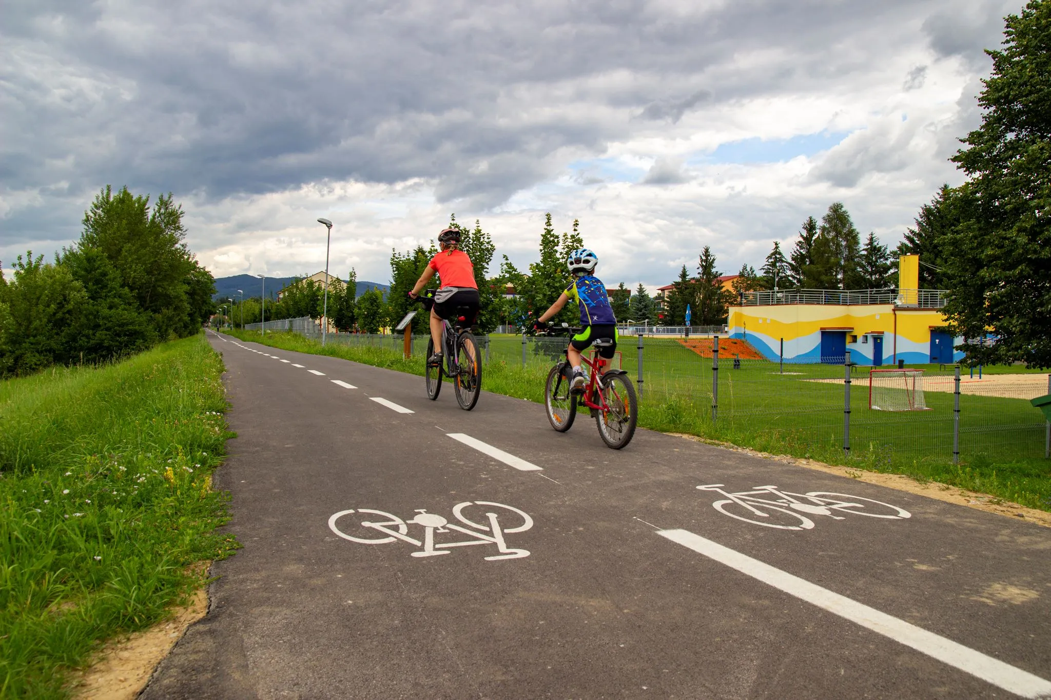 Cyklostezka Bevlava - úsek státní hranice - Nemšová