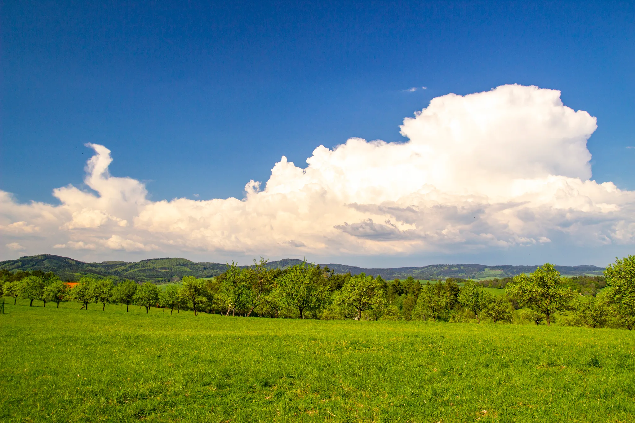 Na kole dnem budoucí přehrady