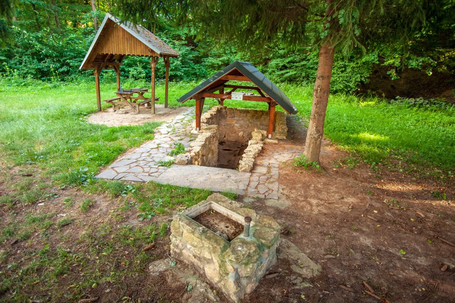 Minerálny prameň v Hornom Srní