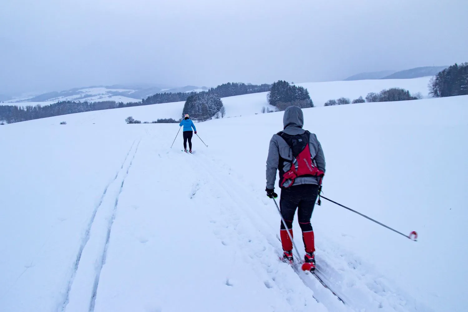 Lačnovská magistrála na běžkách
